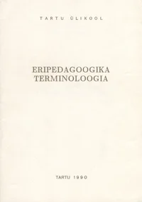 Eripedagoogika terminoloogia