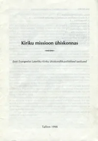 Kiriku missioon ühiskonnas