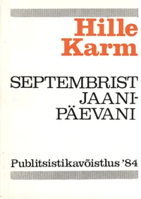 Septembrist jaanipäevani