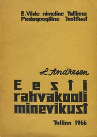 Eesti rahvakooli minevikust