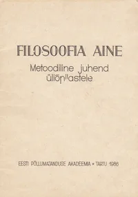 Filosoofia aine