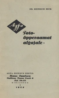 Agfa foto-õpperaamat algajale