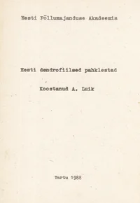 Eesti dendrofiilsed pahklestad