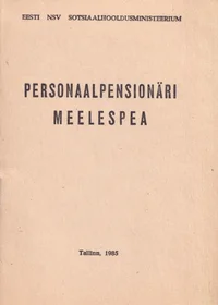 Personaalpensionäri meelespea