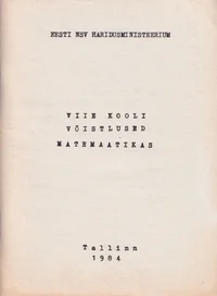 Viie kooli võistlused matemaatikas