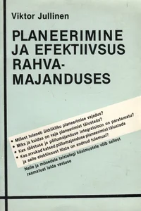 Planeerimine ja efektiivsus rahvamajanduses