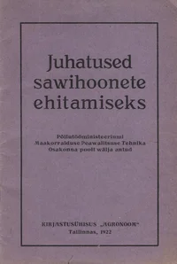 Juhatused sawihoonete ehitamiseks