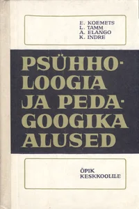 Psühholoogia ja pedagoogika alused