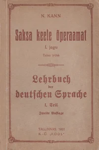 Saksa keele õperaamat. Lehrbuch der deutschen Sprache