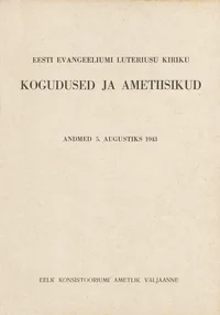 Eesti Evangeeliumi Luteriusu Kiriku kogudused ja ametiisikud