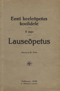 Eesti keeleõpetus koolidele