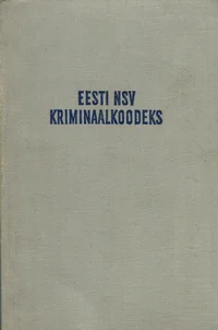 Eesti NSV kriminaalkoodeks