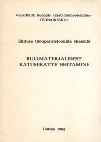 Ehituse tööoperatsioonide skeemid