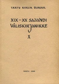 XIX-XX sajandi väliskirjanikke