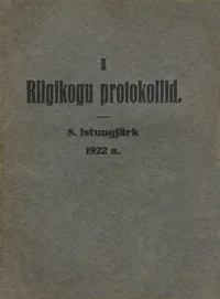 I Riigikogu