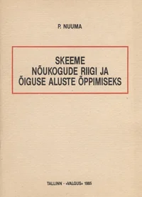 Skeeme Nõukogude riigi ja õiguse aluste õppimiseks