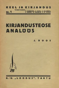 Kirjandusteose analüüs