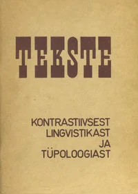 A reader in contrastive linguistics and typology