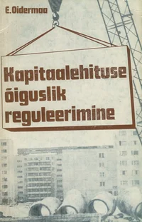 Kapitaalehituse õiguslik reguleerimine
