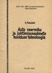 Auto veermiku ja juhtimisseadmete hoolduse tehnoloogia