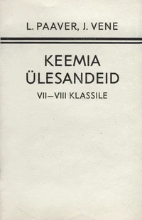Keemia ülesandeid VII-VIII klassile