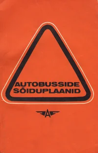 Autobusside sõiduplaanid Eesti NSV maaliinidel