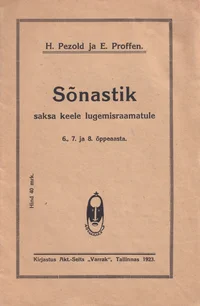 Sõnastik saksa keele lugemisraamatule