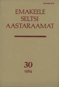 Emakeele Seltsi aastaraamat