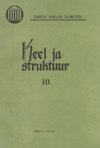Keel ja struktuur