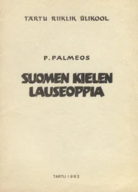 Suomen kielen lauseoppia
