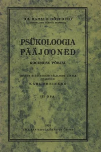 Psükoloogia pääjooned kogemuse põhjal