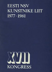 Eesti NSV Kunstnike Liit 1977-1981
