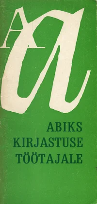 Abiks kirjastuse töötajale