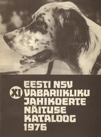 Eesti NSV XI vabariikliku jahikoerte näituse kataloog