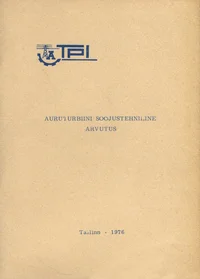 Auruturbiini soojustehniline arvutus