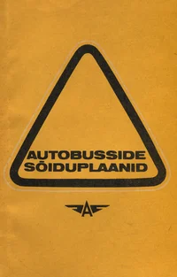 Autobusside sõiduplaanid Eesti NSV maaliinidel