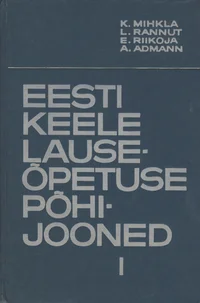 Eesti keele lauseõpetuse põhijooned
