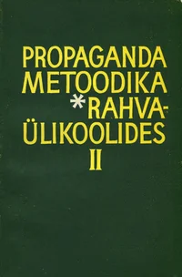 Propaganda metoodika rahvaülikoolides
