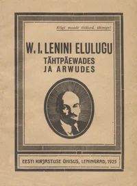 W. I. Lenini elulugu tähtpäewades ja arwudes