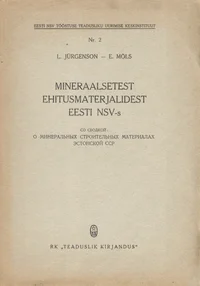 Mineraalsetest ehitusmaterjalidest Eesti NSV-s