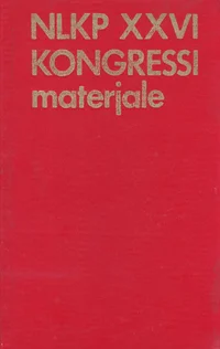 NLKP XXVI kongressi materjale