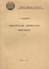 Analüütilise geomeetria praktikum