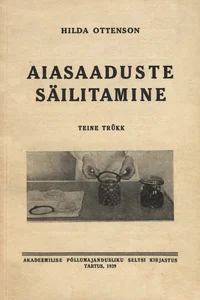 Aiasaaduste säilitamine