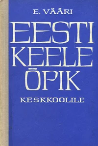 Eesti keele õpik keskkoolile