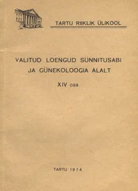 Valitud loengud sünnitusabi ja günekoloogia alalt