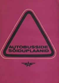 Autobusside sõiduplaanid Eesti NSV maaliinidel