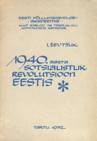 1940. aasta sotsialistlik revolutsioon Eestis