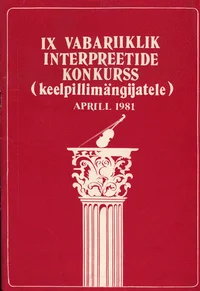 IX vabariiklik interpreetide konkurss (keelpillimängijatele)