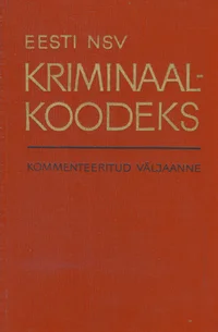 Eesti NSV kriminaalkoodeks