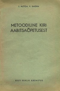Metoodiline kiri aabitsaõpetusest